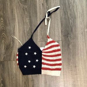 American Eagle Crochet Top